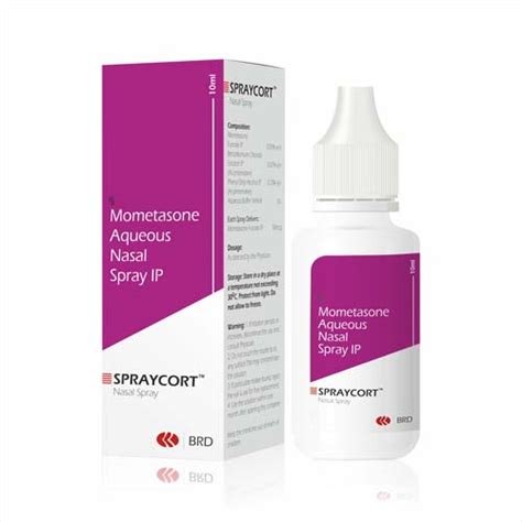 SprayCort - Mometasone Aqueous Nasal Spray IP - BRD Medilabs
