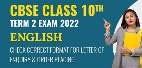 CBSE 10th English Term 2 Exam 2022 : Check Correct Format for Letter of ...