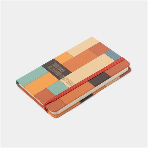 Libreta ejecutiva de 14 x 9 cm diseño, rectángulos