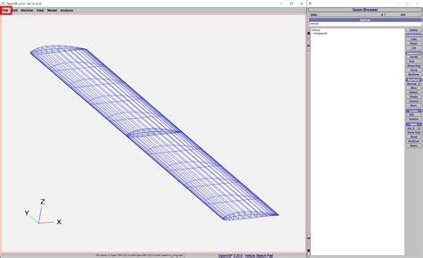 Image result for Importing Dat File into OpenVSP