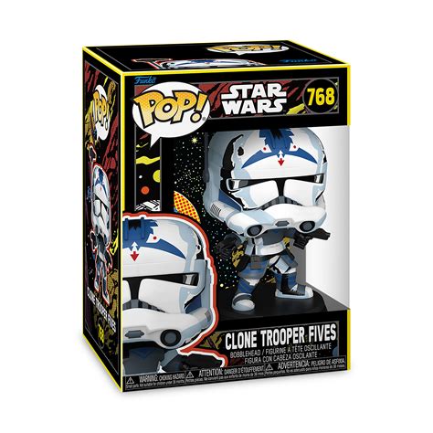 Star Wars The Clone Wars - Fives (Retro) Funko Pop Bobblehead Figure ...