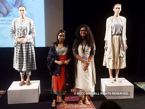Models present creations for Craftmark by AIACA on Day 2 of the Lakme ...