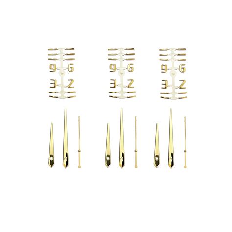 Buy Epoxy Fusion Wall Clock Numbers and Hands | Numbers Set with ...