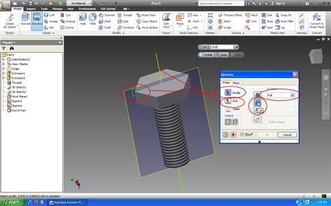 Autodesk Inventor Tutorial Bolt 的图像结果