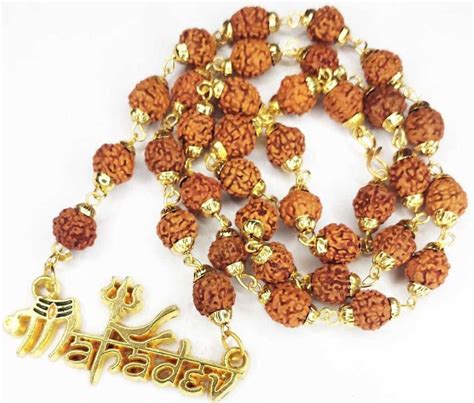 LETNIX Lord Shiv Mahadev Trishul Pendant With Rudraksha Cap Mala ...