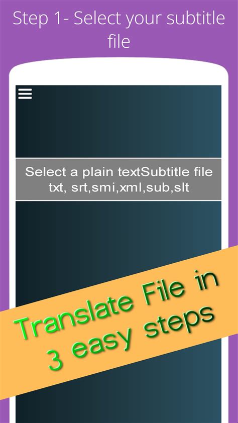 Tải xuống APK Srt Subtitle File translator cho Android - Phiên bản Mới Nhất