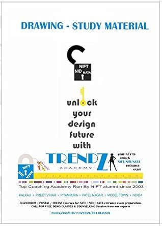 Nift/Nid/Nata/Ceed/Uceed Entrance Books-Drawing : TRENDZ ACADEMY ...