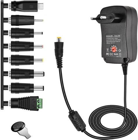Fuente de alimentación universal 30 CA CC 3 4,5 5 6 7,5 9 12 Adaptador ...