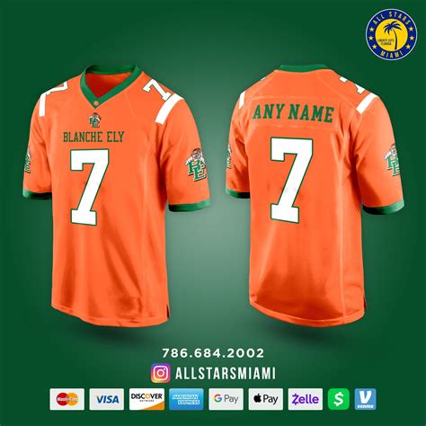 BLANCHE ELY TIGERS FOOTBALL JERSEY – AllStarsMiami