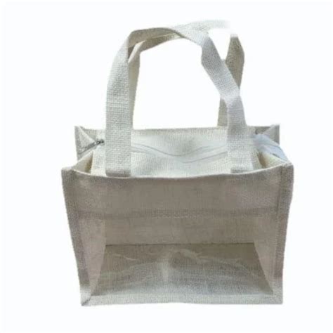 Transparent Jute Bag - 12kg White Transparent Jute Bag Trader ...