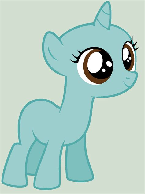 MLP Base- Unicorn filly by Bases-4-Bronies on DeviantArt