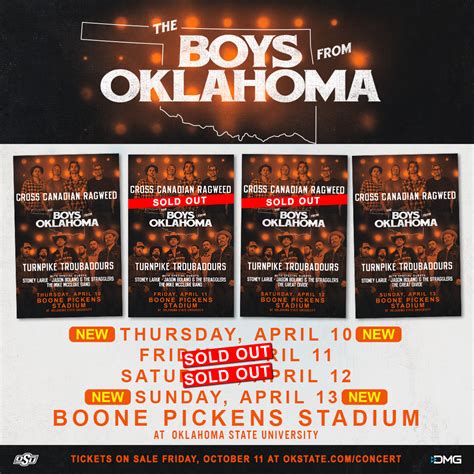 The Boys From Oklahoma Concert - Info - Stoney LaRue