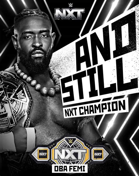 Oba Femi Retains NXT Championship After Defeating Leon Slater