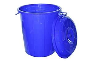 Buy IND-Multipurpose Plastic Storage Bucket 50 L with LID (Blue) Online ...