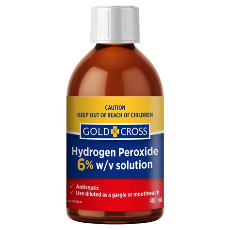 Hydrogen Peroxide 6% - Gold Cross