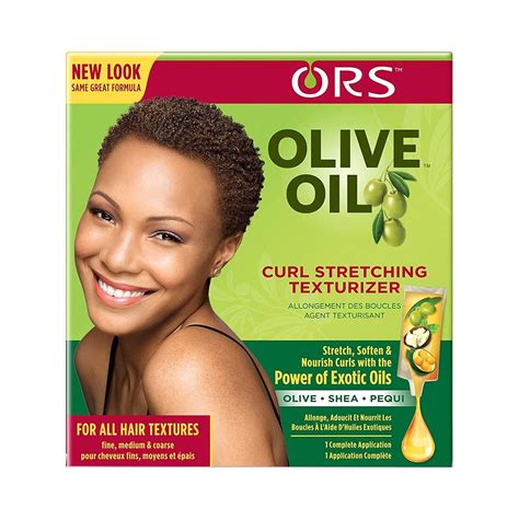 ORS Olive Oil Relaxer & Curl Stretching Texturizer Kit - Targeted Hair ...