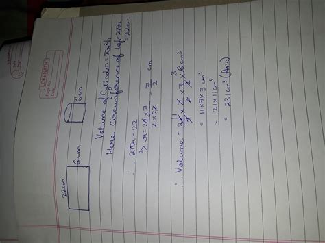 A rectangular piece of paper 22 CM X 6cm is folded without overlapping ...