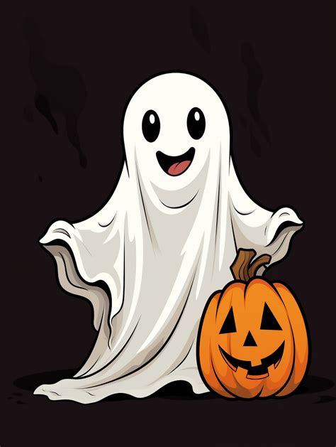 Cute Halloween Ghost Free Stock Photo - Public Domain Pictures