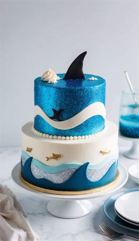 Image result for Shark Cake Tutorial