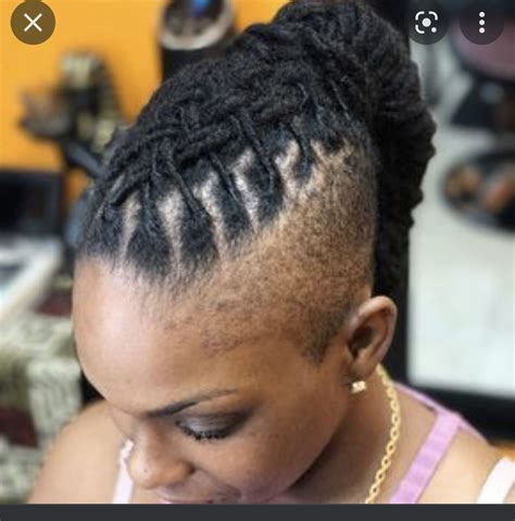 Pin by belinda haywood on LOC SMITH | Shaved side hairstyles, Locs ...