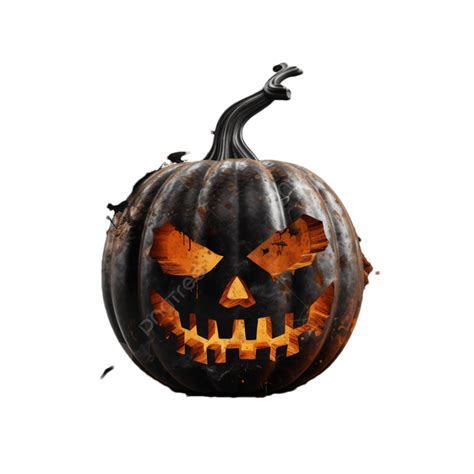 Halloween Black Pumpkin Light Cartoon, Pumpkin Clipart, Halloween ...