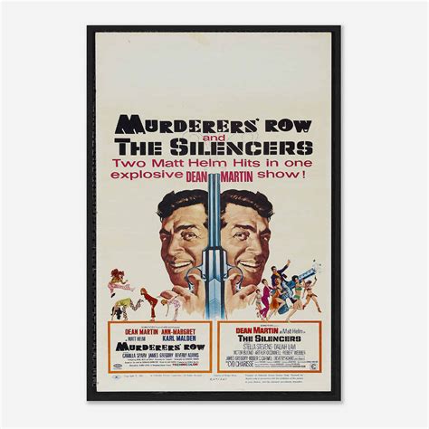 Murderers' Row Movie Poster, Murderers' Row (1966) Classic Movie Poster ...