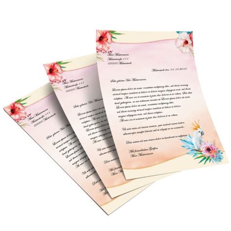 Briefpapier KAKADU | DIN A5 Format 50 Blatt online kaufen | Paper-Med