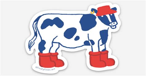 Hype Cow Stickers by Lively Lines Art | Die cut stickers | Sticker Mule ...