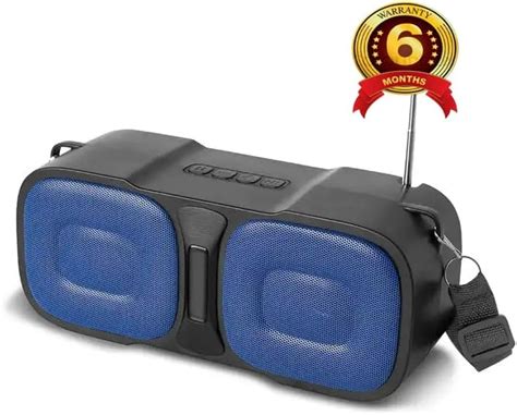 Tech-Lobby Wireless 10W Bluetooth Speaker with Mic & 5Hrs Playtime, HD ...