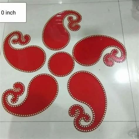 Designer Rangoli ANd Items - Plastic Mat Decorated Rangoli Trader ...