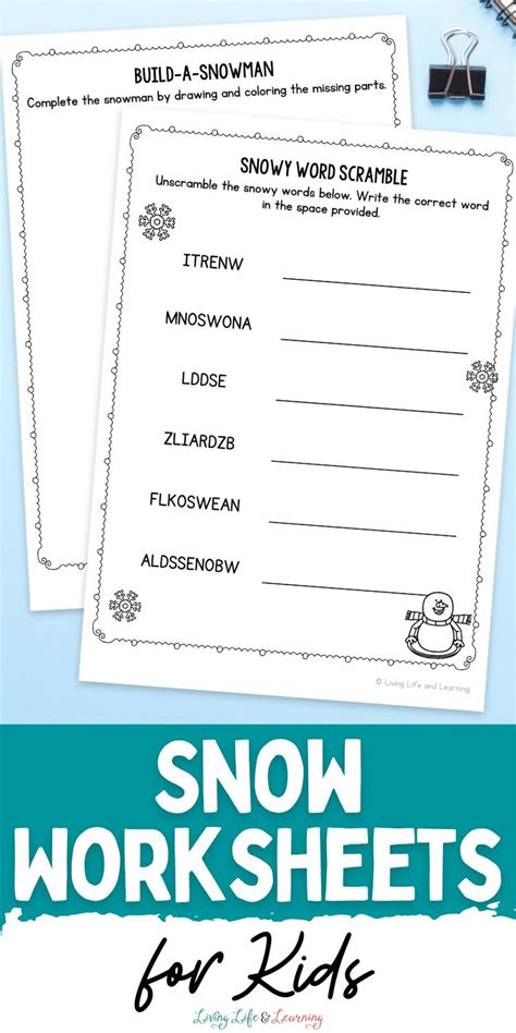 Snow Worksheet 的图像结果
