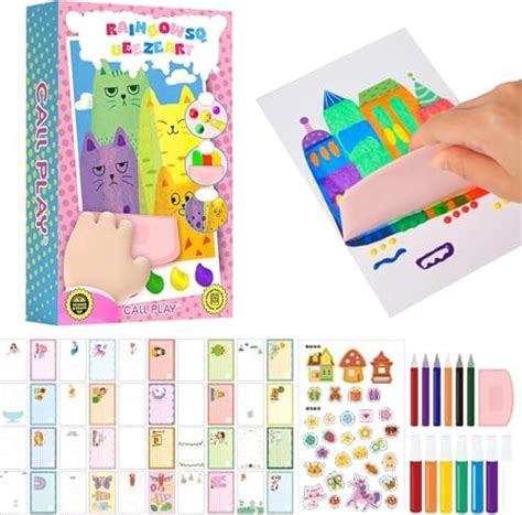 Snivy DIY Rainbow Scratch Pictures for Children, Rainbow Pointillism ...