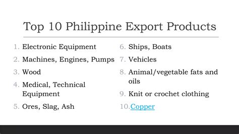 Philippine Export & Import Products.pptx