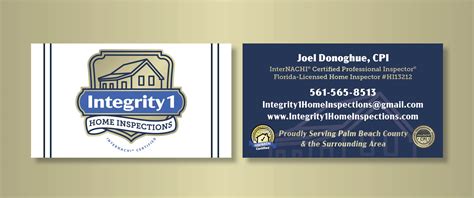 Home Inspector Business Cards