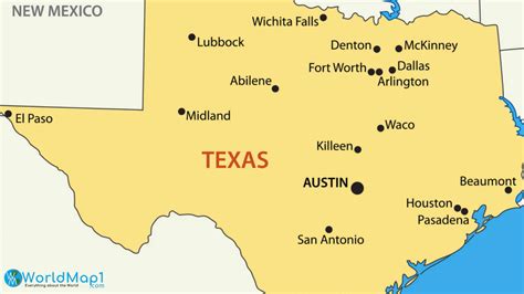 High Detailed Texas Map