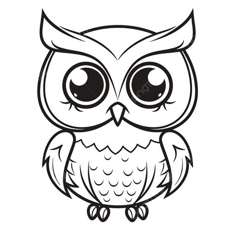 Owl Outline All About Owl