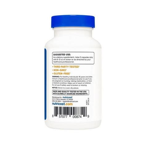 Nutricost, Mucuna Pruriens Capsules, 400 Mg, 120 Count – HerbsPro.in