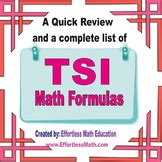 TSI Math Formulas 的图像结果