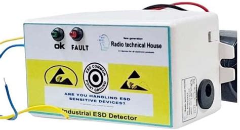 Continuous ESD Ground monitorig Device with grounding Failure Alarm RTH ...