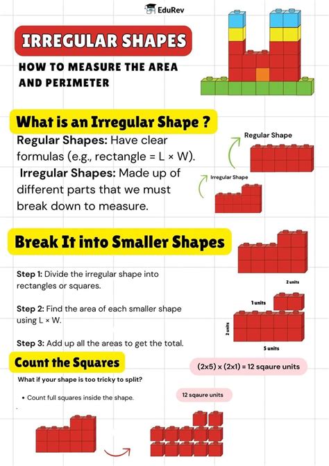 Let's Learn Area of Irregular Shapes - for Class 5 PDF Download