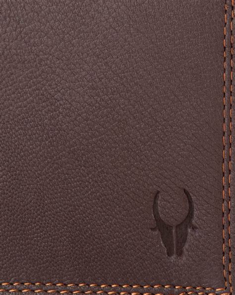 Buy Brown WILDHORN Textured Bi-Fold Wallet | AJIO