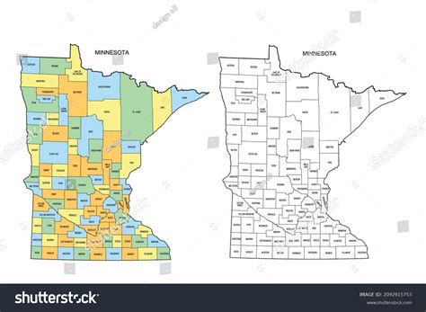 county maps minnesota