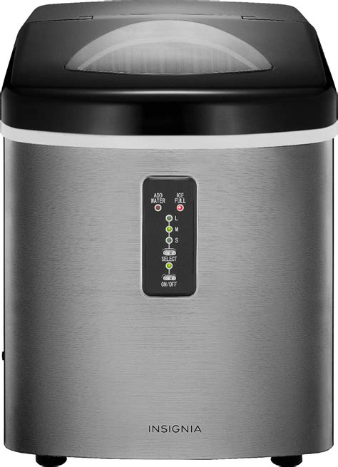 Insignia - 33 Lb. Portable Ice Maker - Stainless Steel at Ali Winston blog