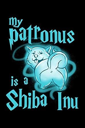My Patronus Is A Shiba Inu: Blank Comic Book Sketchbook For Kids And ...