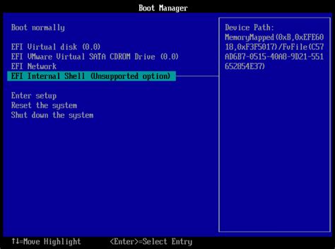 Boot From EFI File 的图像结果