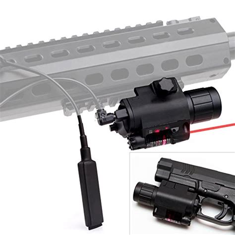 Buy CISNO 2in 1 Flashlight Red Laser Combo With Pressure Switch For ...