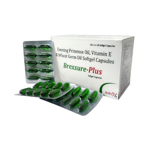 Evening Primrose Oil 500mg + Vitamin E 400 I. U SOFTGEL CAPSULES Mcbre