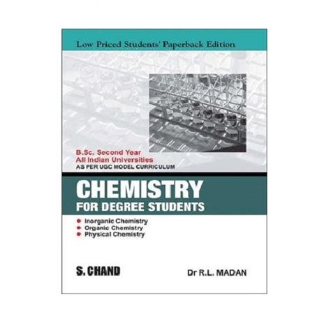 Chemistry for Degree Students | By R L Madan - Second Year | S. Chand ...