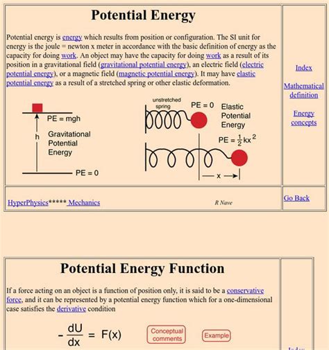 Physics Potential Energy Examples 的图像结果