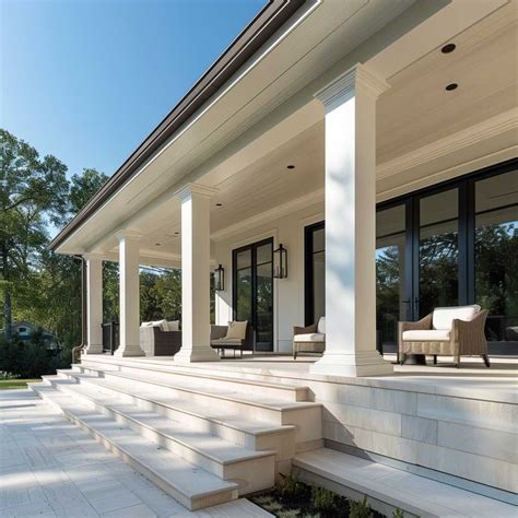9+ Minimalist Front Porch Columns Ideas for a Clean Design • 333+ Art ...
